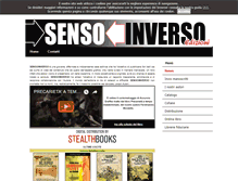 Tablet Screenshot of edizionisensoinverso.it